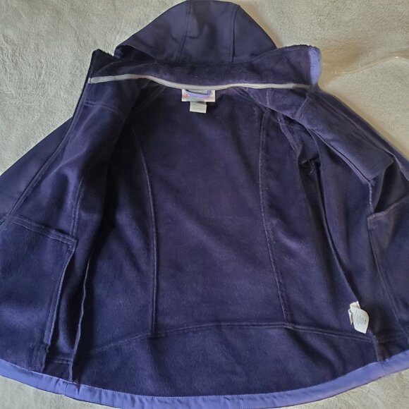 Free Country Softshell Jacket Women’s Water Resistant Fleece Purple Small - Picture 4 of 16